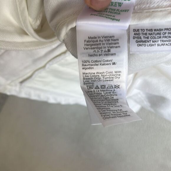 J Crew Dejim‎ Blazer Jacket White Size 0 - Picture 8 of 12